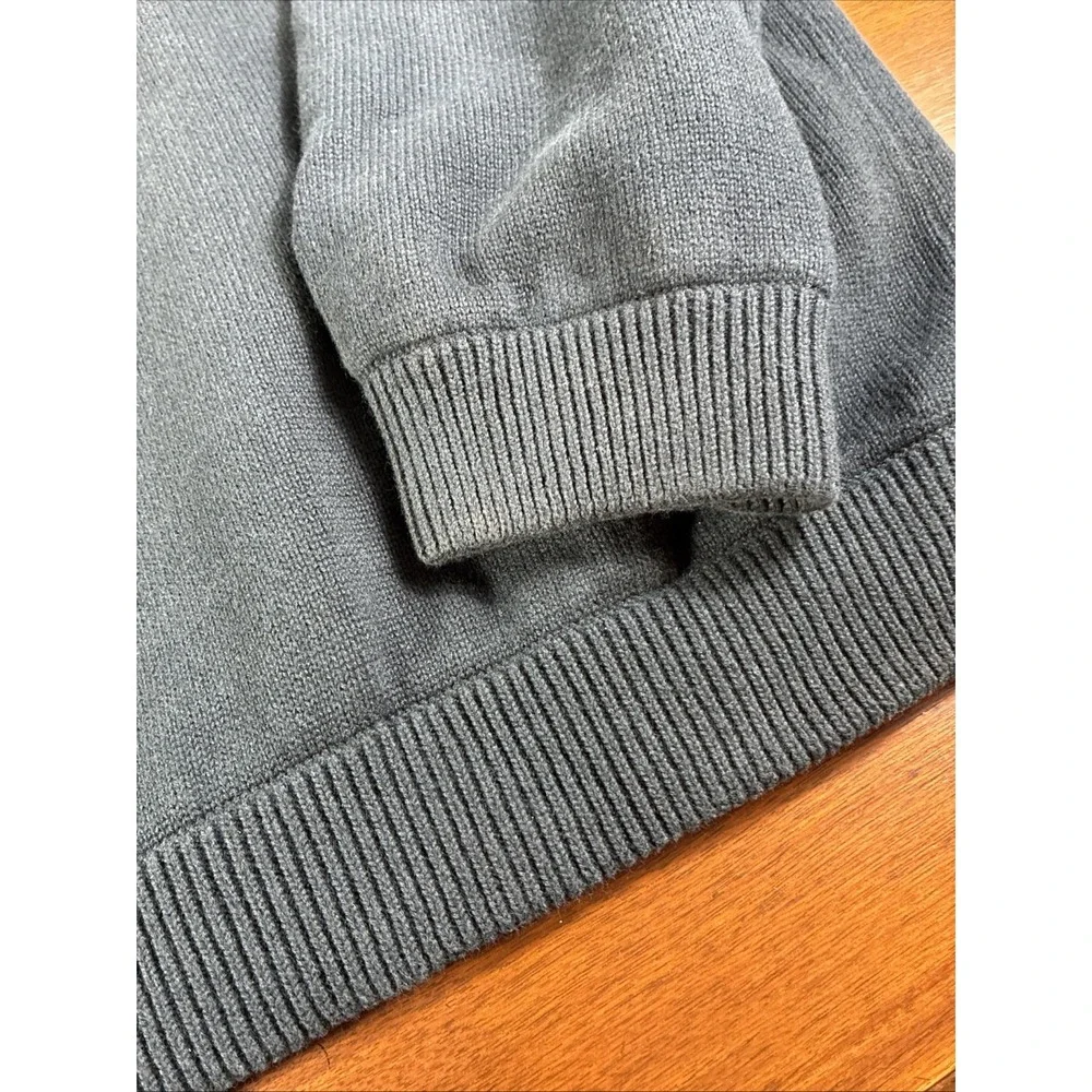 Walter Hagen Clubhouse Lined 1/4 Zip Pullover Sweater W/Lining Men's Sz L Golf